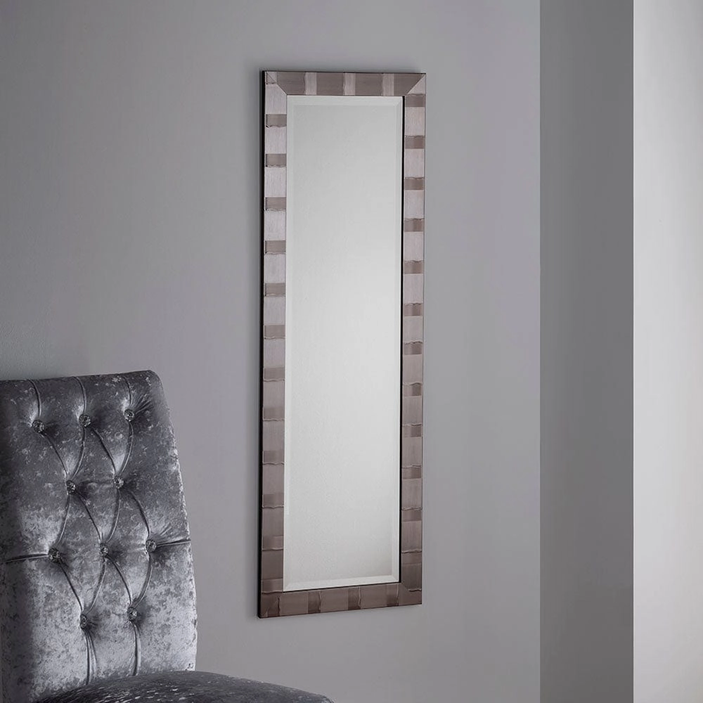 Manhattan - Silver Wall Mirrorwall mounted decorative mirror,full length dressing mirror