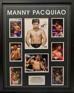 Manny Pacquiao Hand Signed Poster - Framedhandmade souvenirs