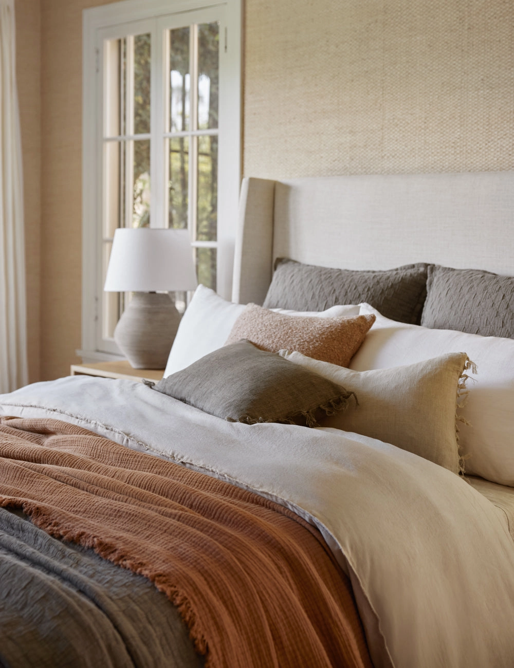 Manon Linen Boucl Pillow