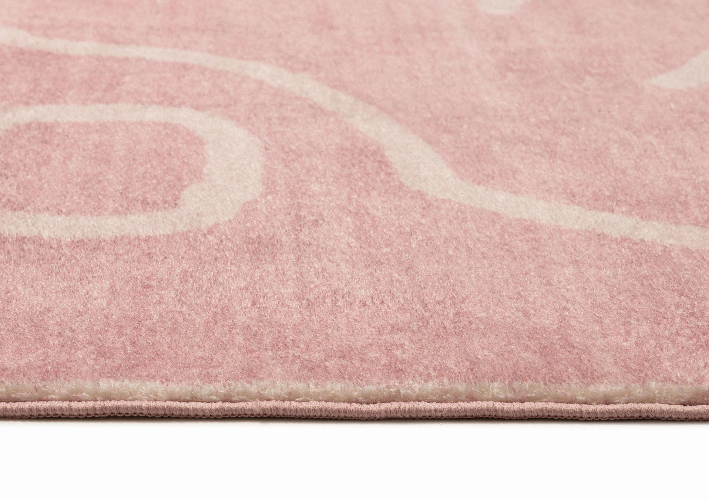 Manuela Purple Hand Drawn Washable Rug