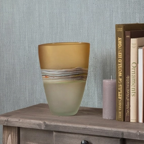 Marcellus Frosted Vase Citrinemodern home decor ,home decor for bedroom 