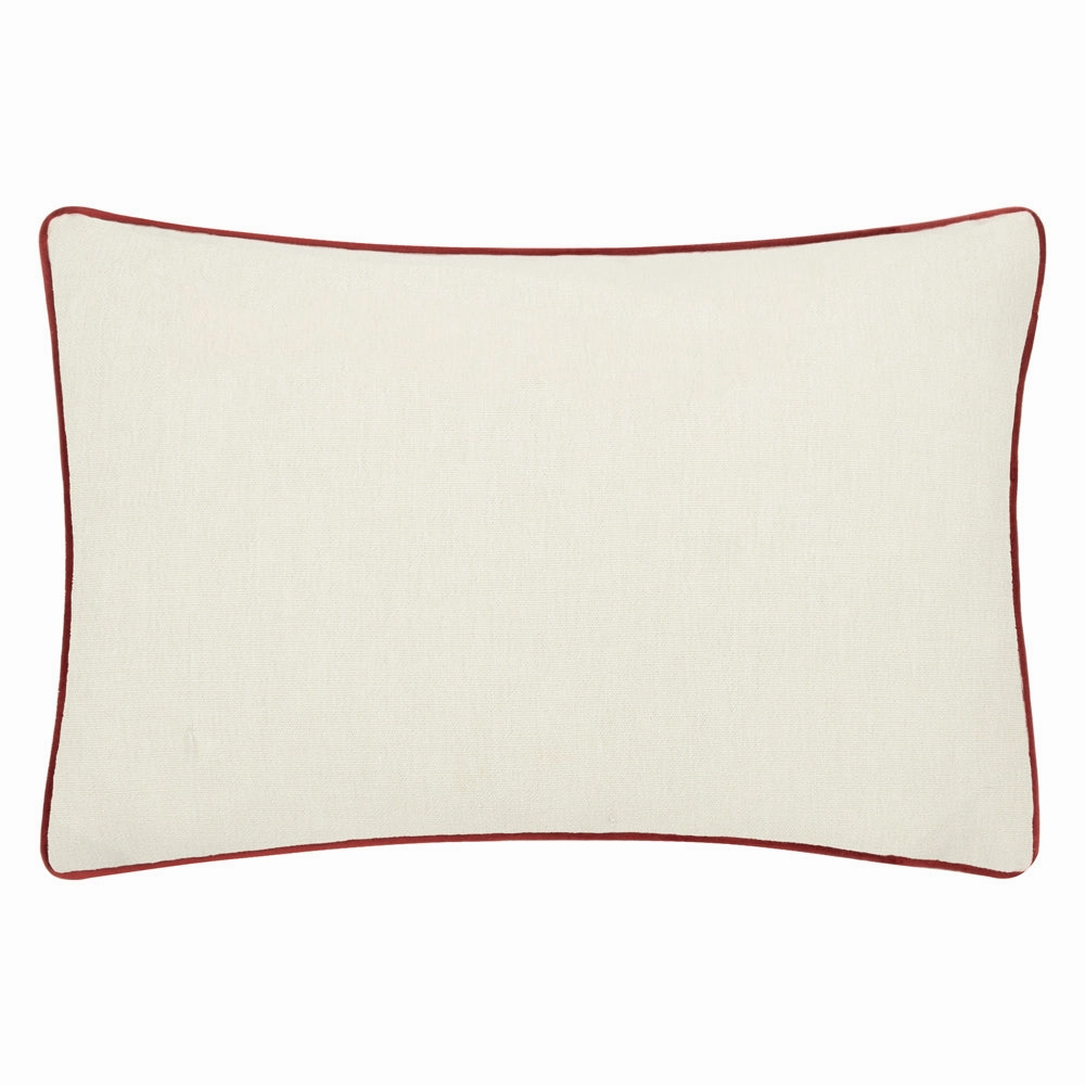Marigold Embroidered Cushion Russet