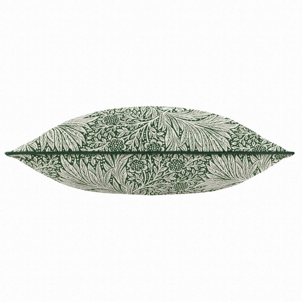 Marigold Piped Jacquard Cushion Leaf