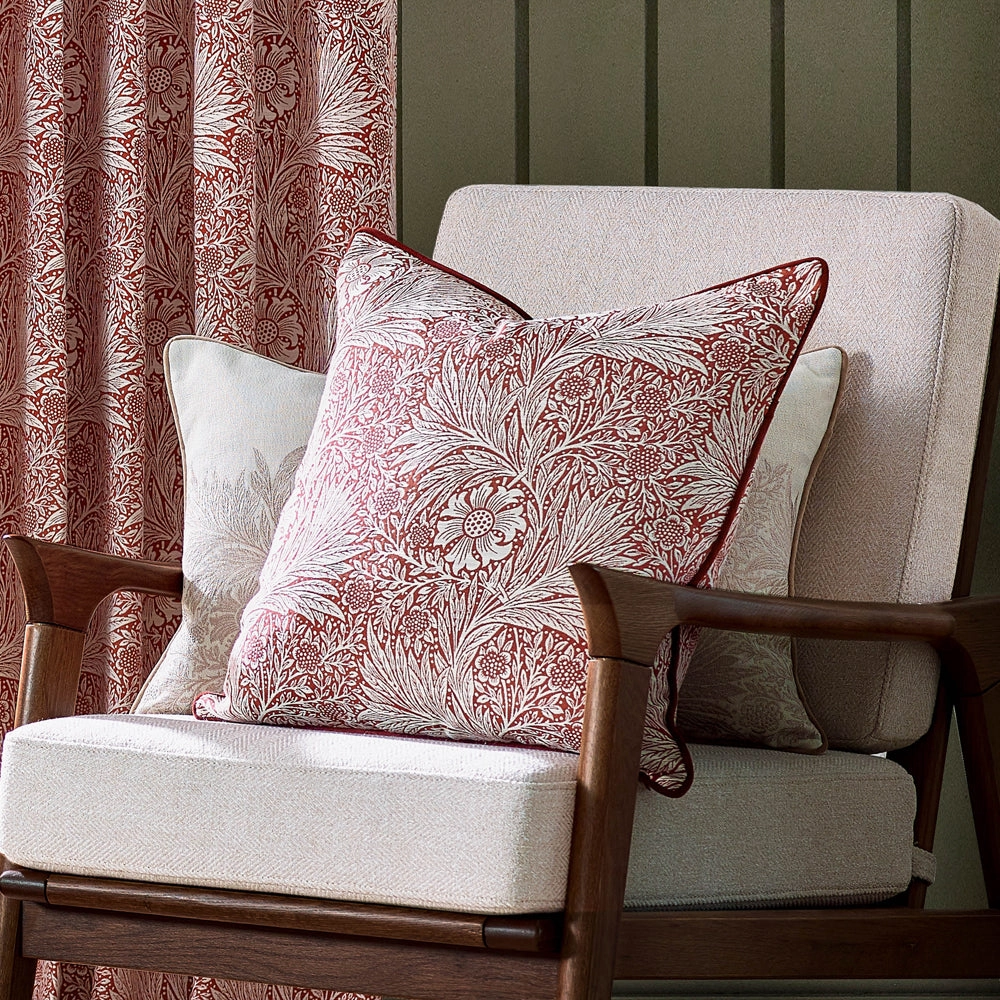 Marigold Piped Jacquard Cushion Russetbedding sets ,throw blankets 