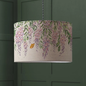 Mariposa Eva Printed Lamp Shade Creamhome decor ,wall decor 