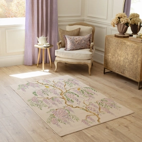 Mariposa Meadows Printed Rug Mauvehome decor ,wall decor 