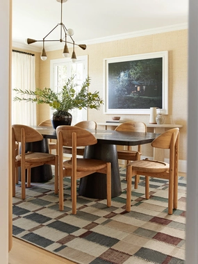 Marli Flatweave Wool Rug by Nina Freudenbergermodern color block patchwork rug