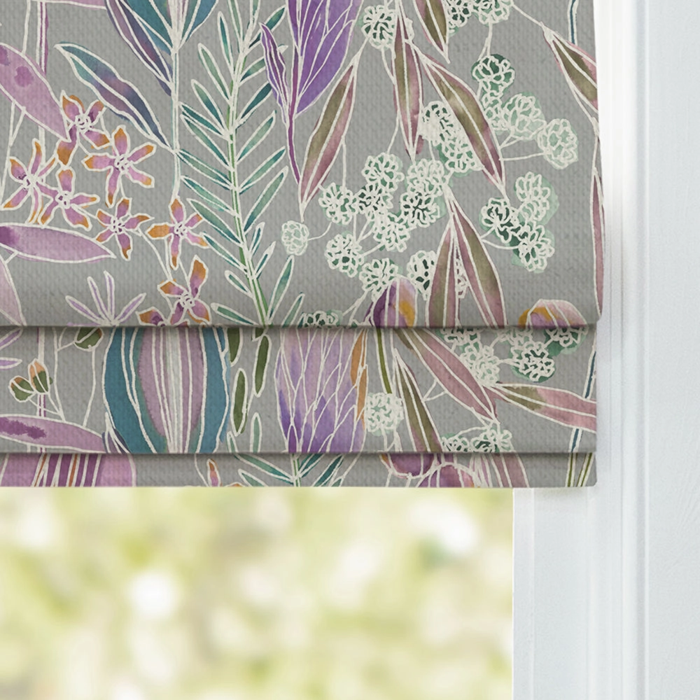 Masina Printed Cotton Made to Measure Roman Blinds Dahlia