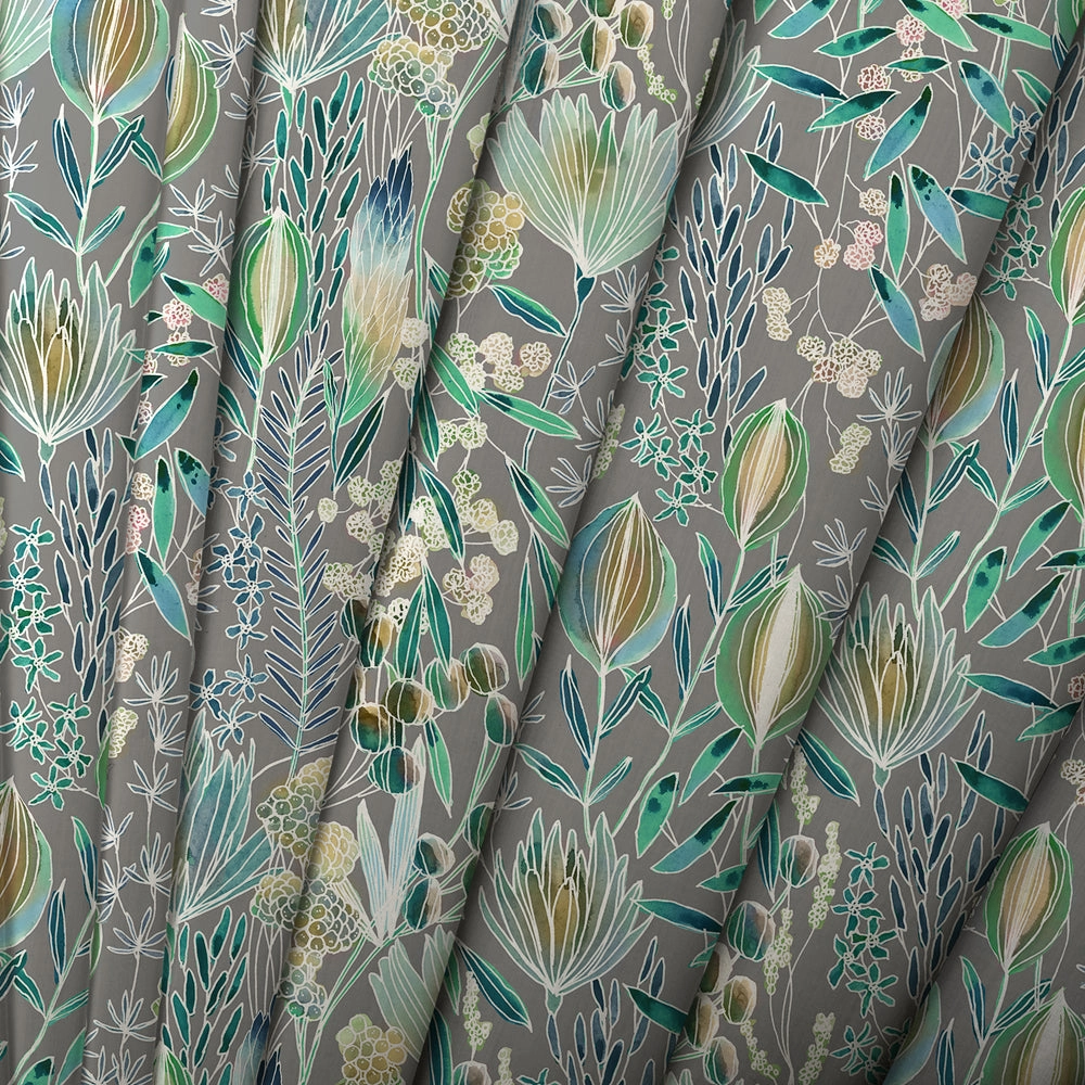 Masina Printed Made to Measure Curtains Mineral