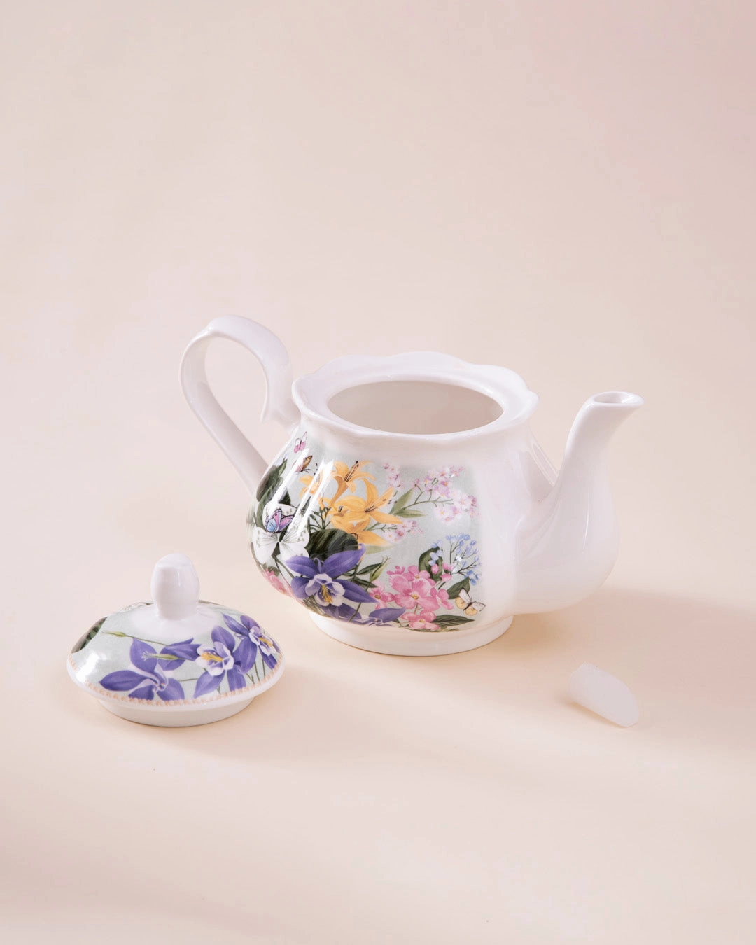Meadow Butterfly Ceramic Kettle