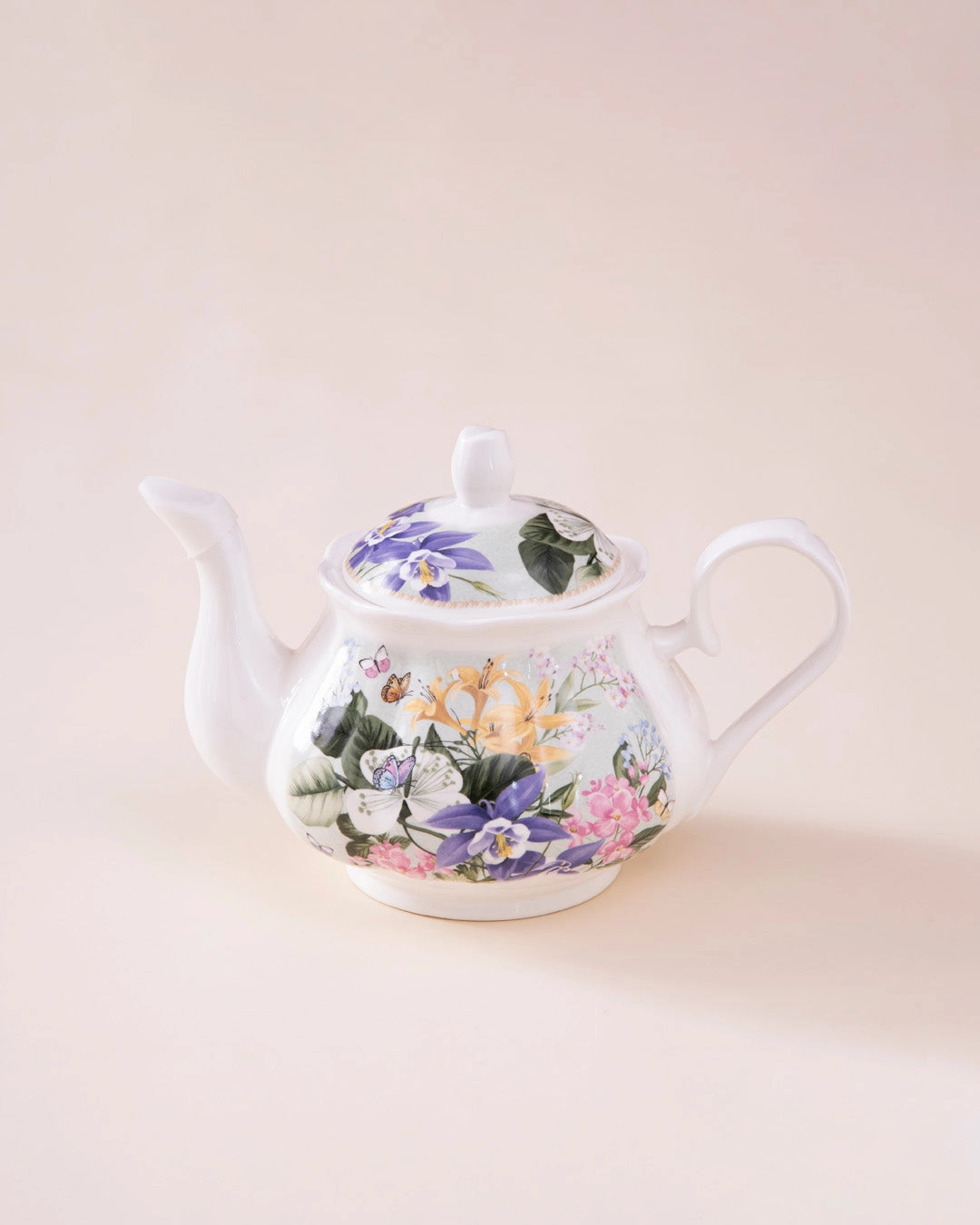 Meadow Butterfly Ceramic Kettle