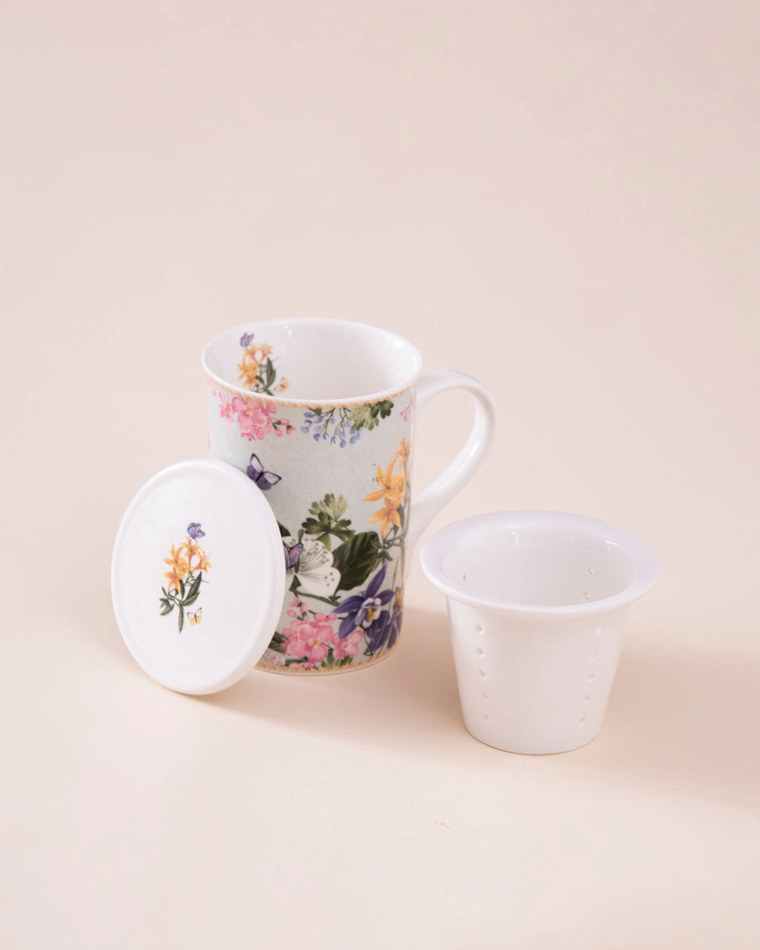 Meadow Butterfly Infuser Tea Mug