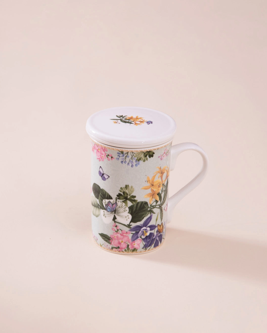 Meadow Butterfly Infuser Tea Mug