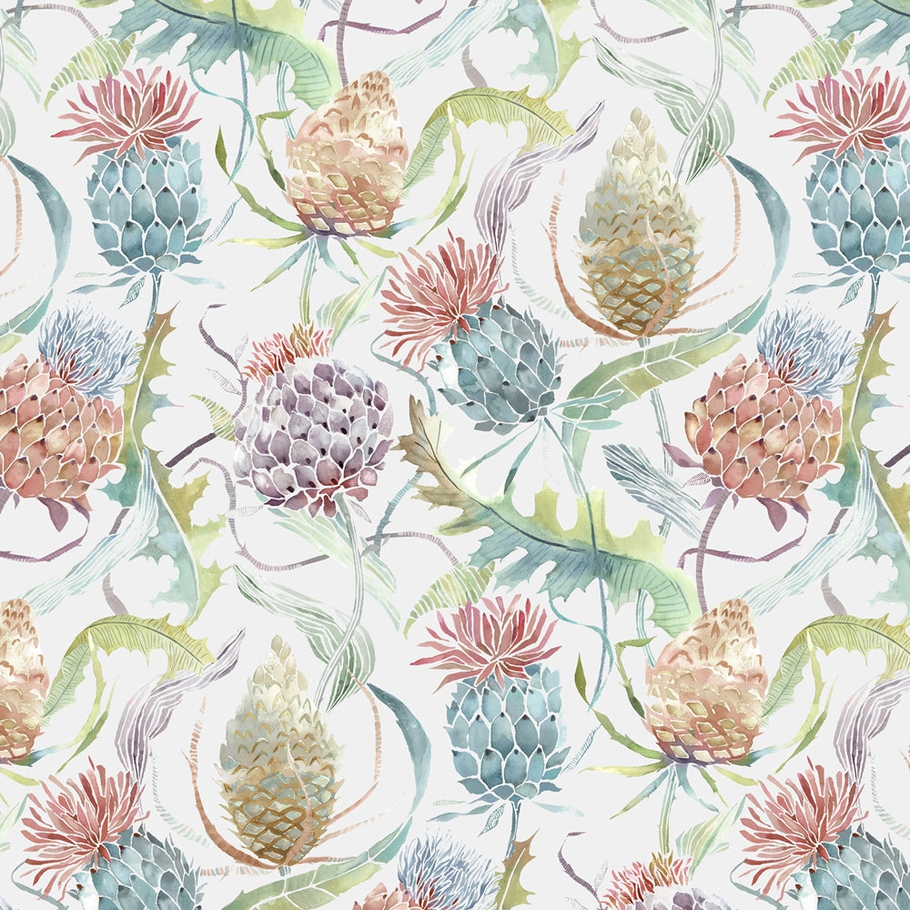 Meadwell Printed Cotton Made to Measure Roman Blinds Pomegranate