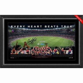 MELBOURNE DEMONS 2021 SIGNED PANORAMIChandmade souvenirs