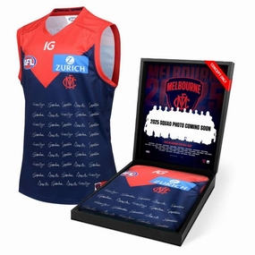 Melbourne Demons 2025 Squad Signed Guernseyhandmade souvenirs