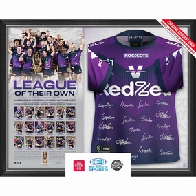 MELBOURNE STORM 2020 PREMIERS TEAM SIGNED JERSEYhandmade souvenirs