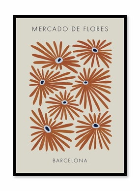 Mercado de flores, Posterpop culture themed posters