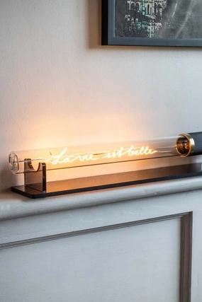 Message In A Tube Light - La Vie Est Bellekids table lamp,modern table lamp