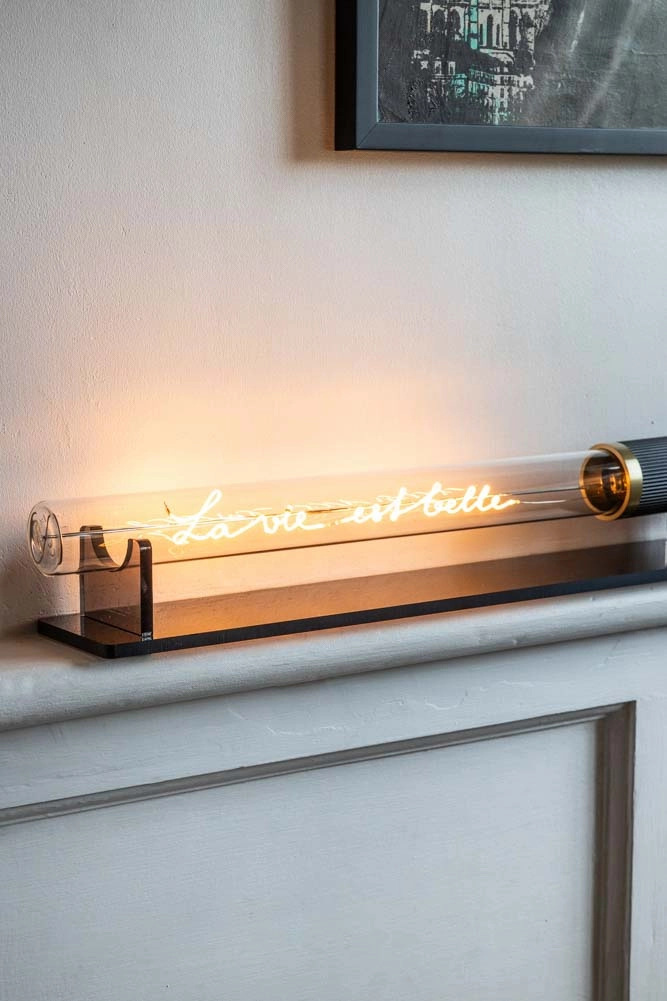 Message In A Tube Light - La Vie Est Bellekids table lamp,modern table lamp