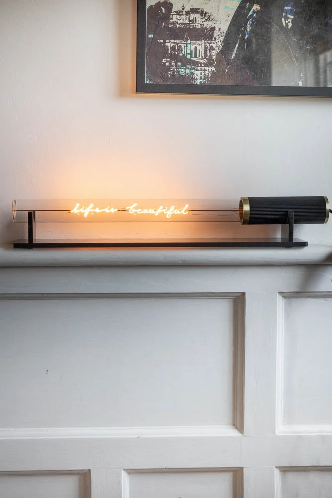 Message In A Tube Light - Life Is Beautiful