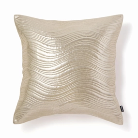 Metallic Quilt Cushion Cover 450 X 450 Goldbedding sets ,throw blankets 