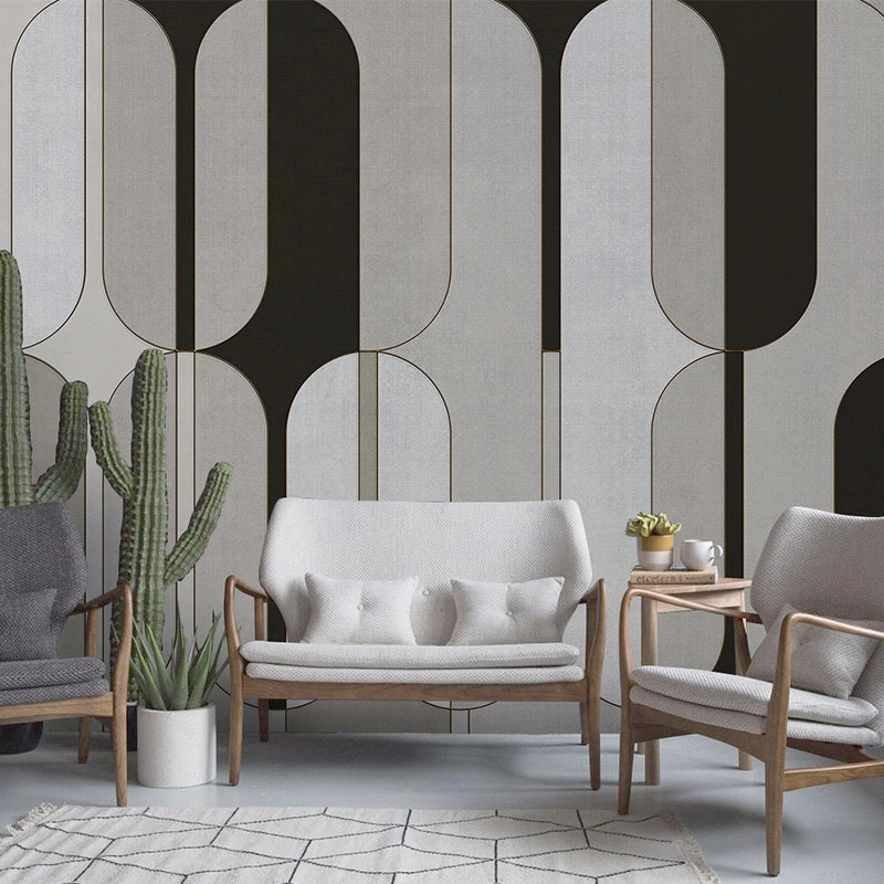 Midcentury Muted Tone Wallpapernordic style wall decor