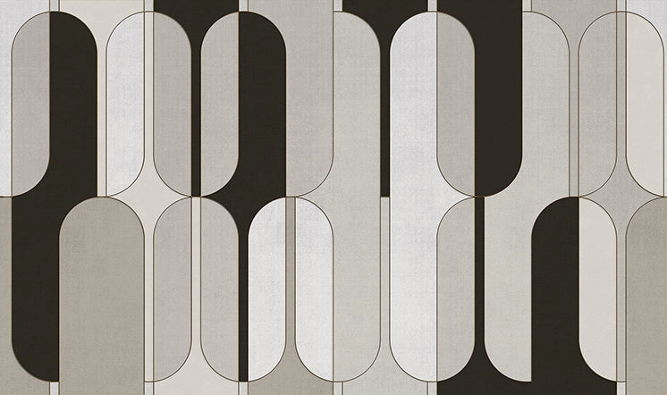 Midcentury Muted Tone Wallpaper