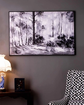 Midnight Dream Semi Hand-made Wall Art - 48*32 Inchnordic style wall decor