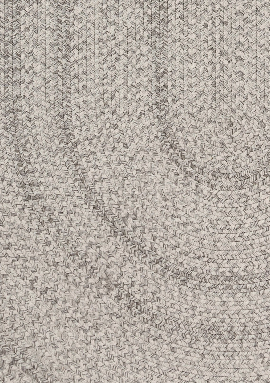 Mika Grey Braided Flatweave Indoor Outdoor Oval Rug *NO RETURNS UNLESS FAULTY