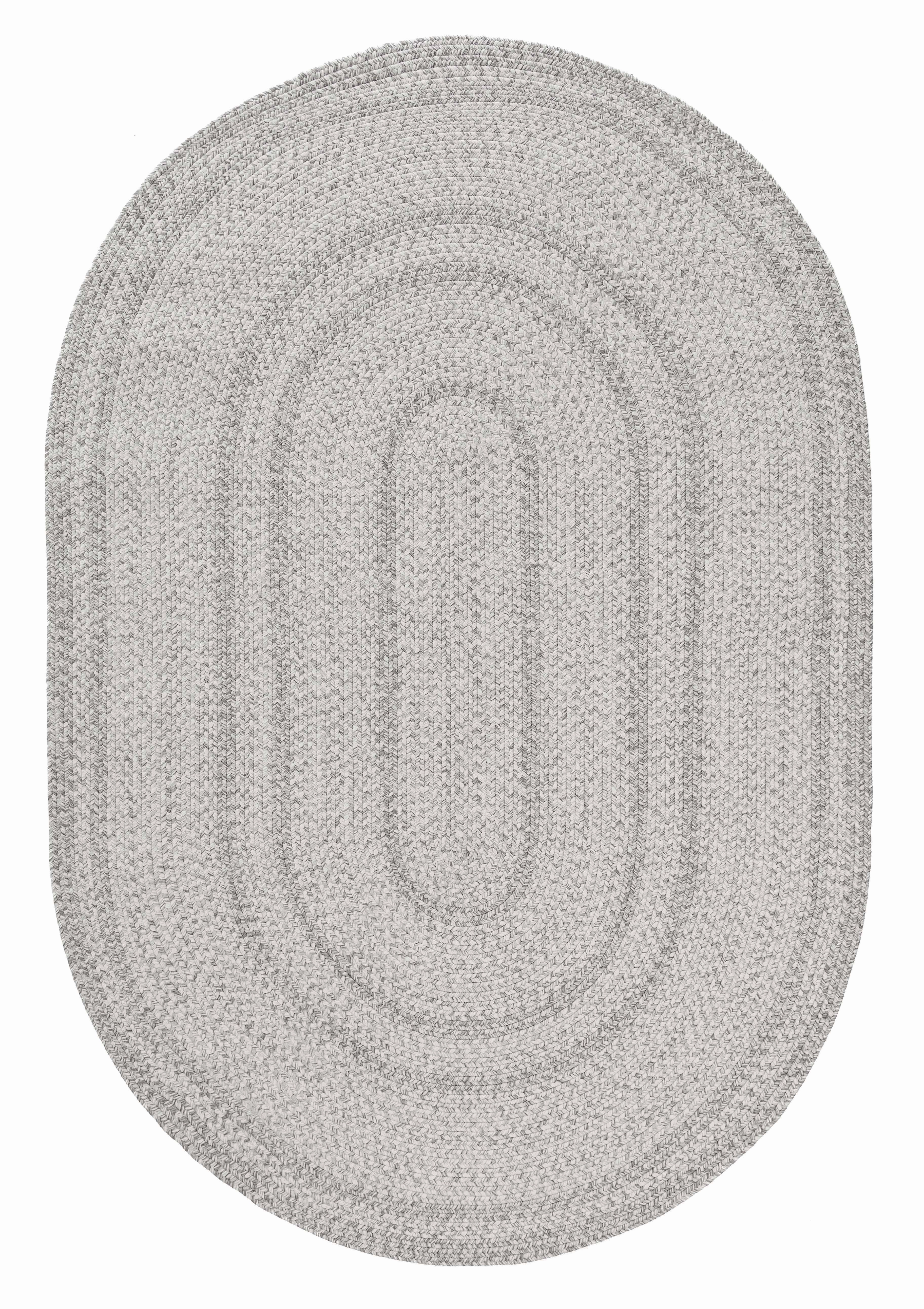 Mika Grey Braided Flatweave Indoor Outdoor Oval Rug *NO RETURNS UNLESS FAULTYmodern color block patchwork rug