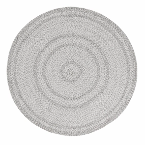 Mika Grey Braided Flatweave Indoor Outdoor Round Rug *NO RETURNS UNLESS FAULTYmodern color block patchwork rug