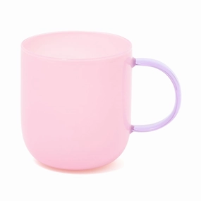 Milky White Heat-Resistant Glass Mug Pinkglass cups ,personalized mugs 
