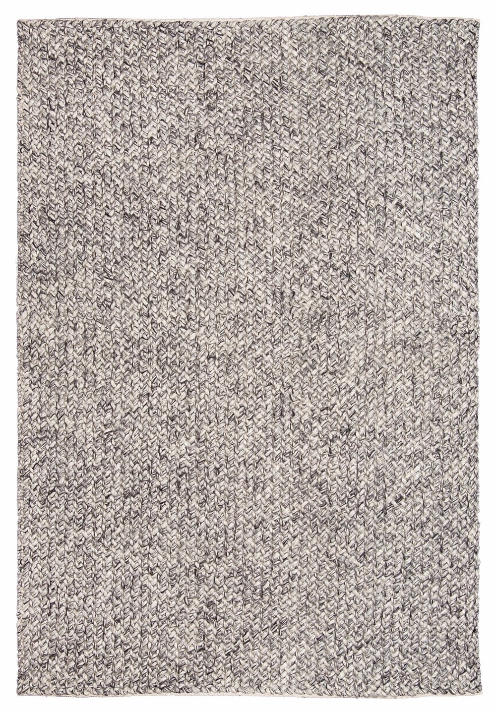 Millicent Dark Grey and Ivory Marble Looped Rugmodern color block patchwork rug