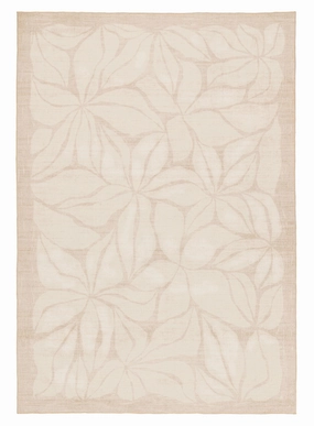 Minar Beige Botanical Washable Rugmodern color block patchwork rug