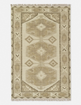 Minerva Handwoven Wool Rugmodern color block patchwork rug