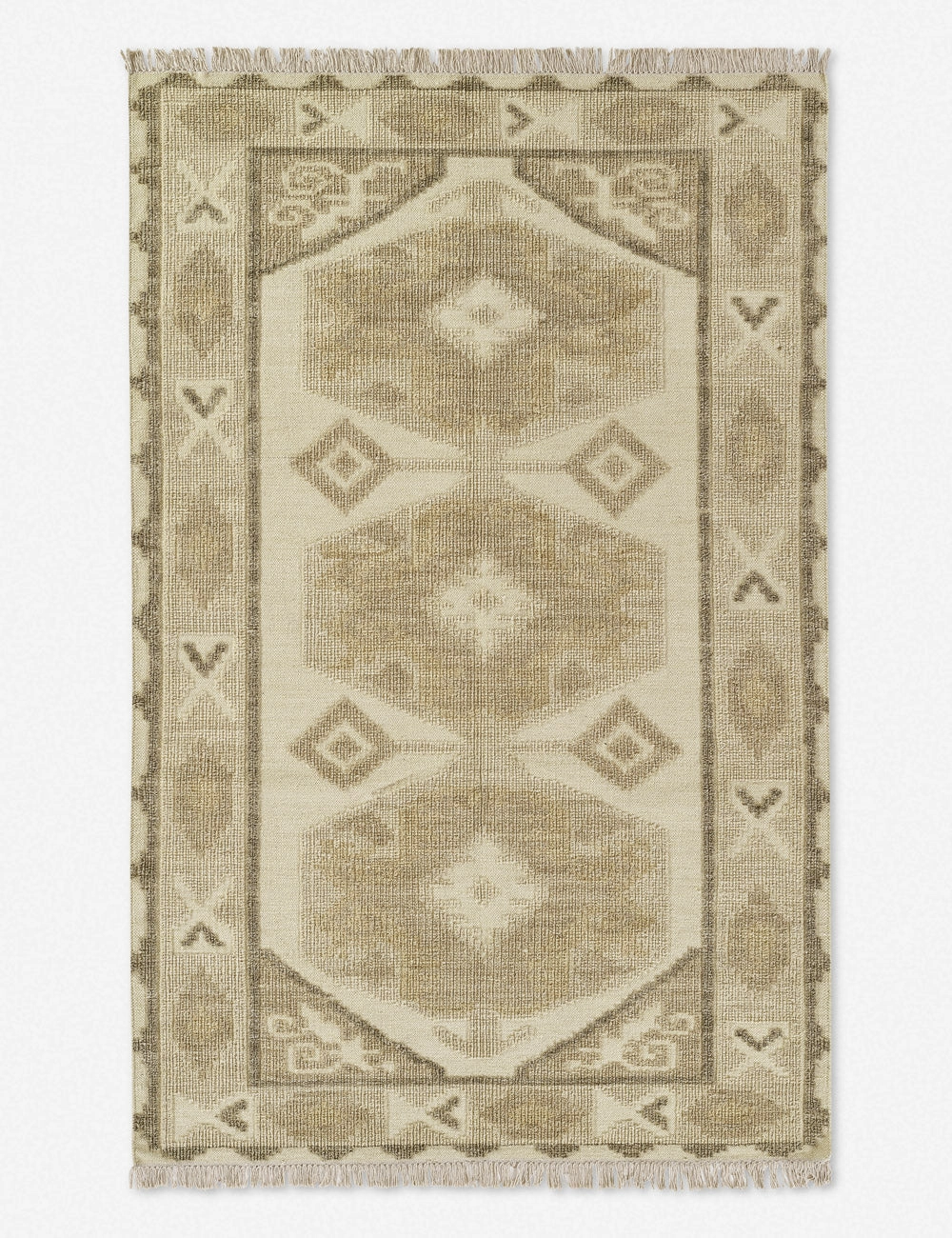 Minerva Handwoven Wool Rugmodern color block patchwork rug