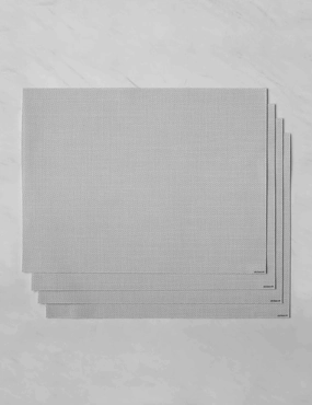 Mini Basketweave Rectangle Placemat (Set of 4) by Chilewichoutdoor wrought iron plant stand