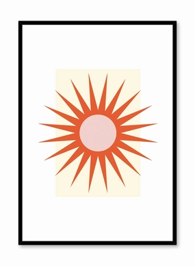 Minimalist Sun, Posterpop culture themed posters