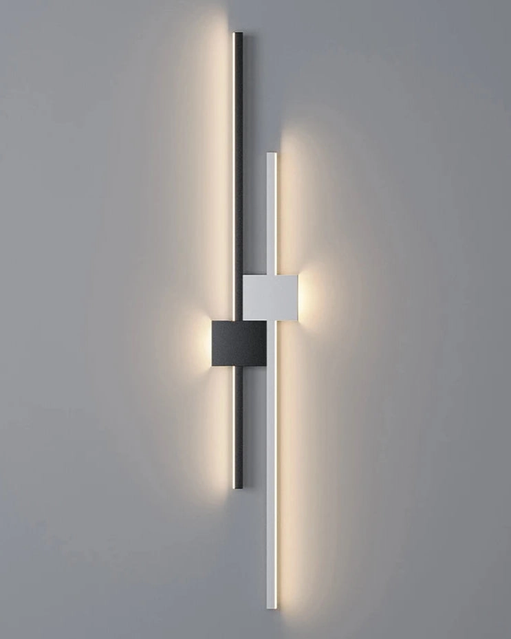 Minimalist Twin Beam Wall Sconce