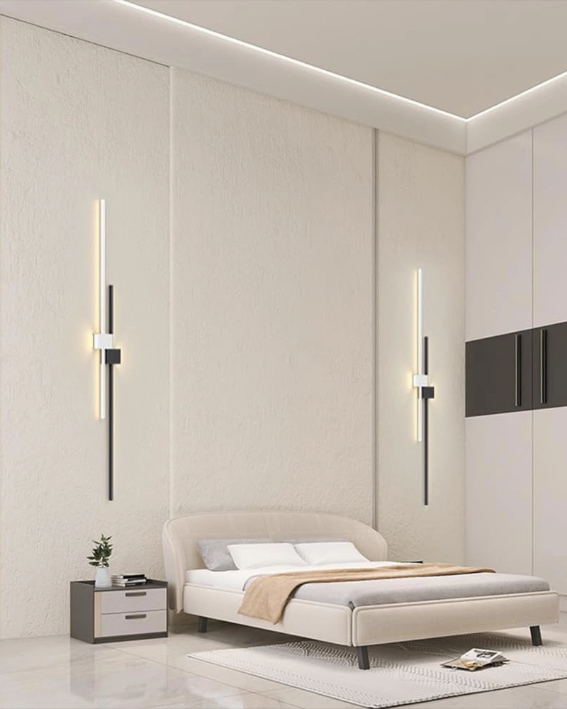 Minimalist Twin Beam Wall Sconce