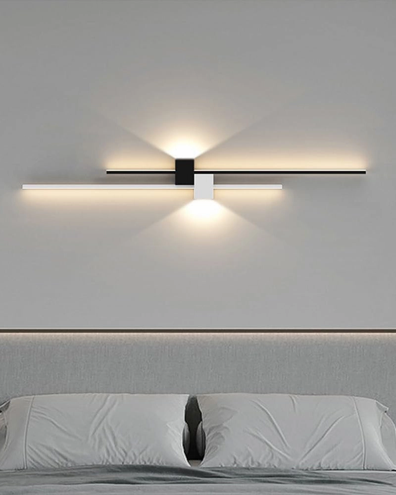 Minimalist Twin Beam Wall Sconce