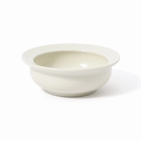 Mino Easy To Scoop Bowl Small Ivoryhand-painted ceramic bowl