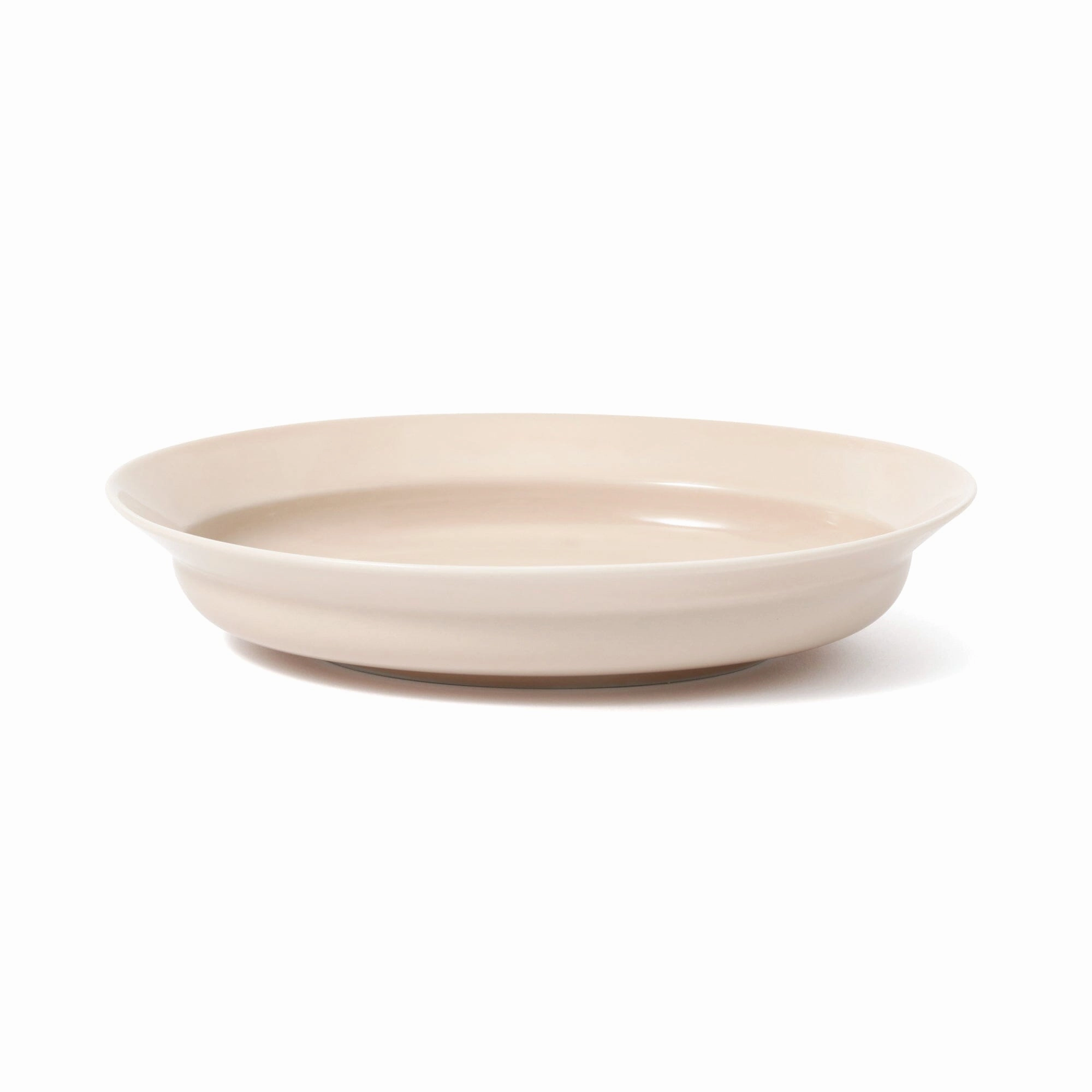 Mino Easy To Scoop Oval Plate Pinkhand-painted ceramic bowl