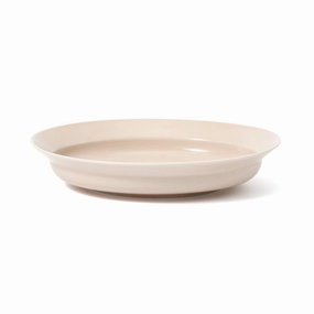 Mino Easy To Scoop Oval Plate Pinkhand-painted ceramic bowl
