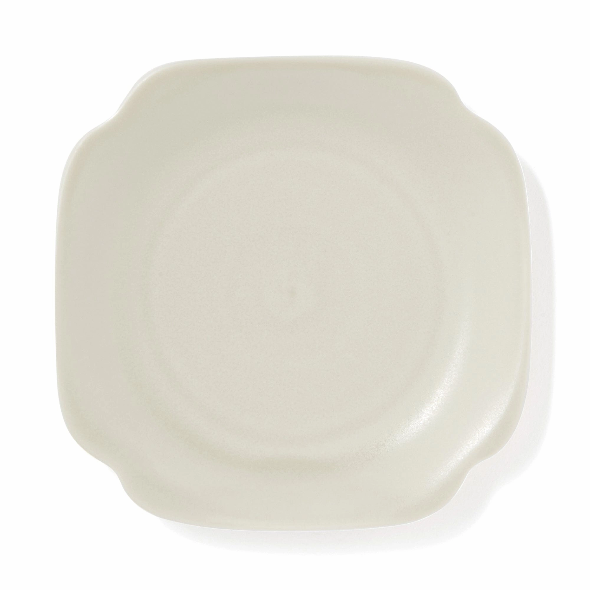 Mino Plate Square Ivoryhand-painted ceramic bowl
