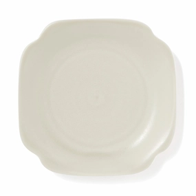 Mino Plate Square Ivoryhand-painted ceramic bowl