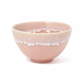 Mino Rice Bowl  Pinkhand-painted ceramic bowl