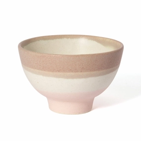 Mino Rice Bowl Separate Soak  Brownhand-painted ceramic bowl