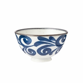 Minoyaki Rice Bowlhand-painted ceramic bowl
